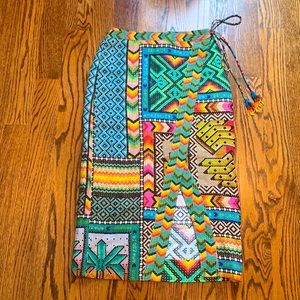 Beautiful linen Farm Rio Wrap Skirt